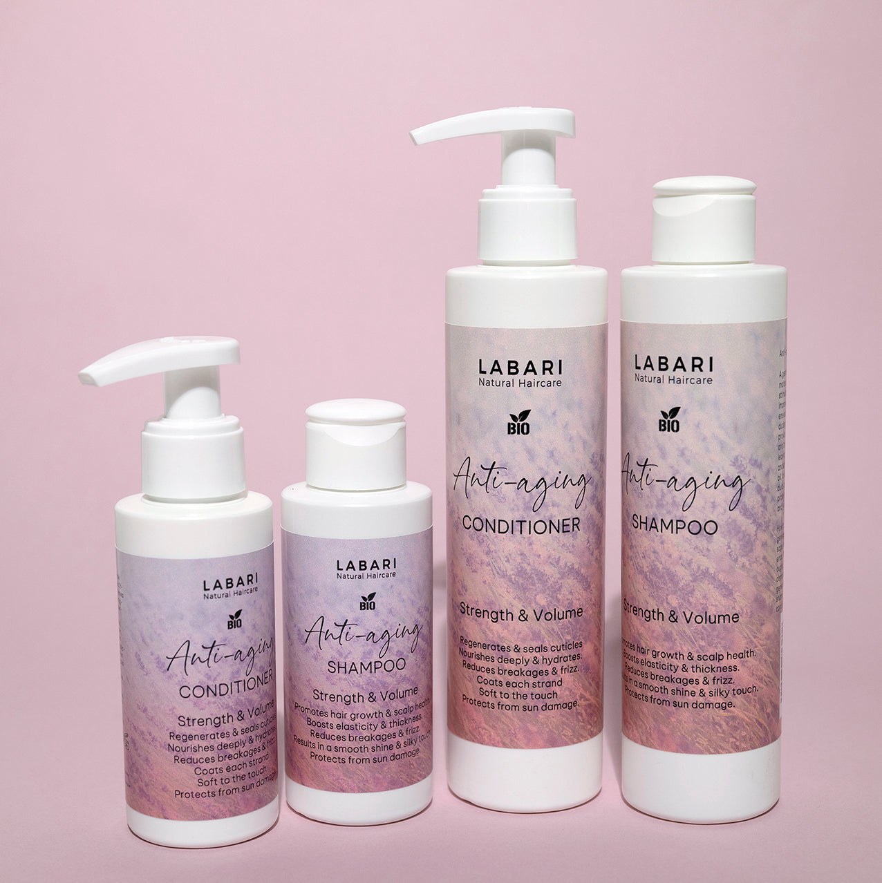 Hair Care Travel essential kit : Anti-Aging Shampoo & Conditioner