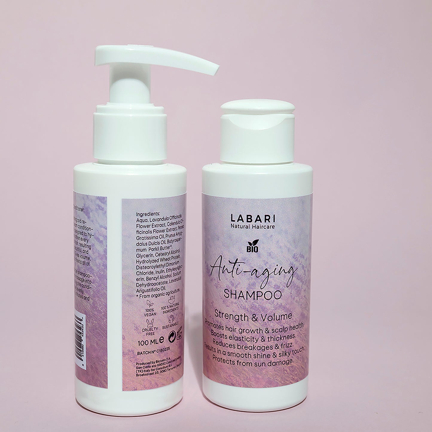 Hair Care Travel essential kit : Anti-Aging Shampoo & Conditioner