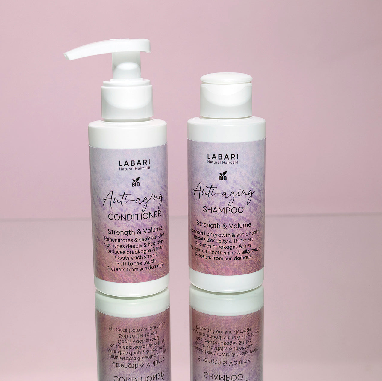 Hair Care Travel essential kit : Anti-Aging Shampoo & Conditioner
